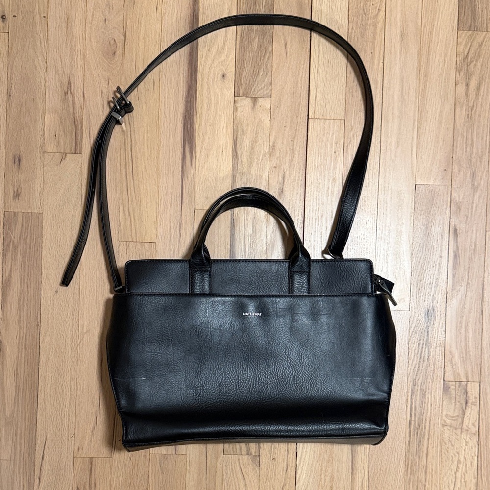 Black Vegan Laptop Bag